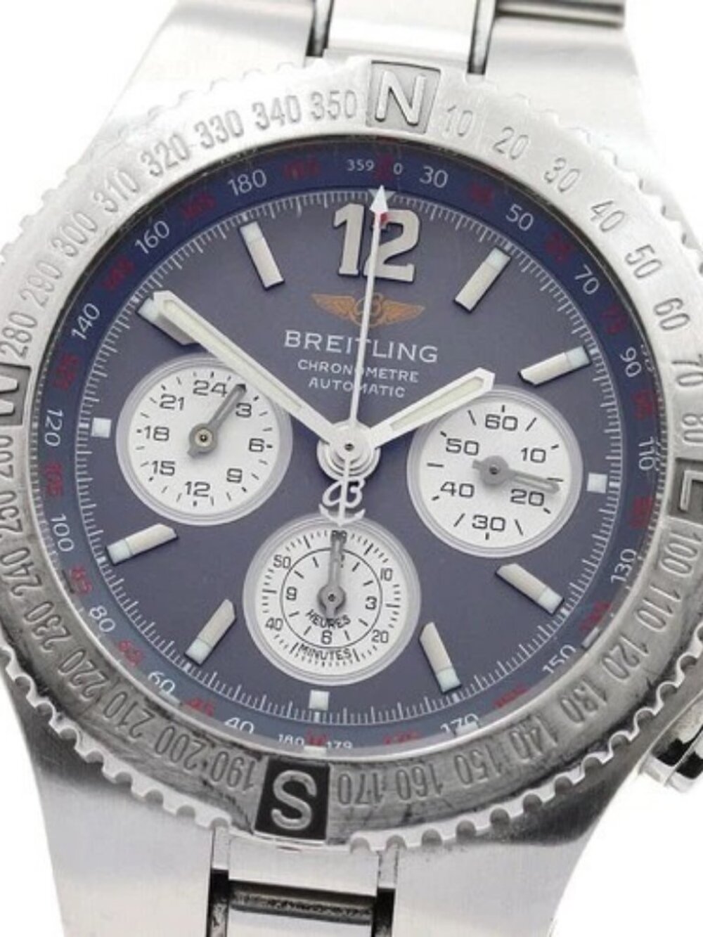 BREITLING Hercules A39362 Chronograph gray Dial Automatic Men's Watch_903162
